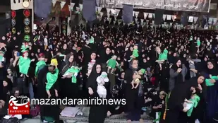 فیلم/ مراسم شیرخوارگان حسینی در شهرستان چالوس