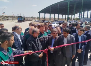 شتاب&zwnj;گیری اتصال صنایع به شبکه ریلی/ نخستین قطار در خط تجاری-صنعتی ناب دانه به حرکت درآمد