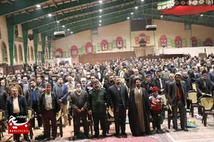 گرامیداشت سومین سالگرد شهادت حاج قاسم سلیمانی در حسینیه ثارالله خمینی شهر+فیلم