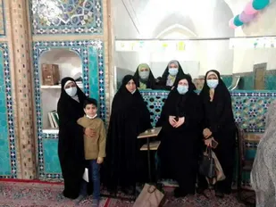 تذکر لسانی وترویج حجاب فاطمی توسط بسیجیان پایگاه عفاف