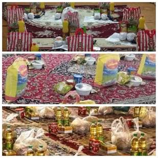 اهدای بسته&zwnj;های معیشتی به نیازمندان توسط گروه&zwnj;های جهادی ناحیه مقاومت بسیج هندیجان