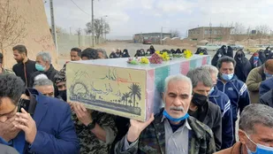 برگزاری مراسم وداع با شهید گمنام در روستای قلعه نو خالصه شاهرود+ تصاویر