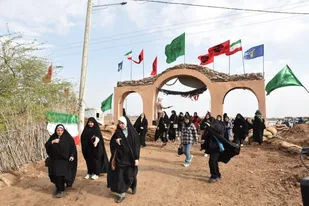 بازدید کاروان راهیان نور دانشجویی دختران گلستانی از یادمان عملیات غرورآفرین والفجر ۸