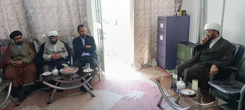 دیدار مسئولین ناحیه مقاومت بسیج سپاه، با مدیر حوزه علمیه لردگان+ عکس