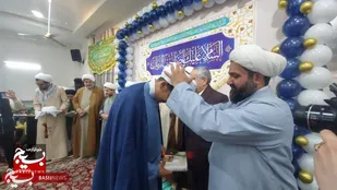 جشن میلاد امام زمان(عج) و آیین عمامه گذاری طلاب در تربت&zwnj;جام+فیلم و تصاویر