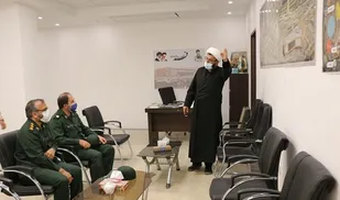 بازدید معاون هماهنگ&zwnj;کننده نمایندگی ولی فقیه در سپاه قم از خبرگزاری دفاع مقدس استان