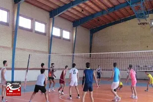 برگزاری مسابقات والیبال در بخش گوهرکوه توسط حوزه بسیج شهید ستوده