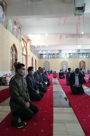 میثاق مسؤولین شهرستان ارسنجان با شهدا در آستانه دهه پرفروغ فجر