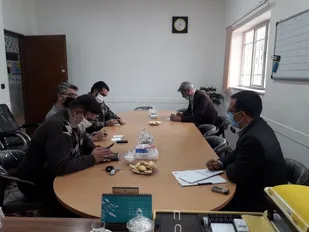 سرکشی معاونت اجتماعی سپاه استان سمنان از حوزه بسیج محلات علی (ع) شاهرود