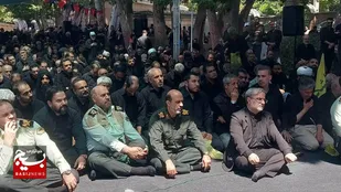 حضور فرمانده سپاه استان البرز، در مراسم عزاداری ظهر عاشورا کرج