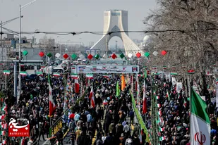 راهپیمایی پرشور ۲۲ بهمن ۱۴۰۲ تهران