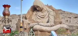 رونمایی یادمان مادران شهید در گذر فرهنگی شاهرود