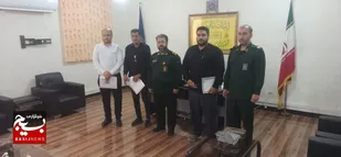 آیین تجلیل از خبرنگاران در ناحیه حمیدیه