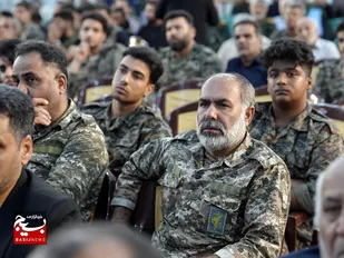 تجمع بسیجیان استان بوشهر در ارتباط تصویری با حسینیه امام خمینی (ره)