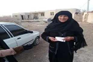 توزیع ۷۰۰ عدد ماسک در بخش قرقری شهرستان هیرمند