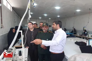 افتتاح کارگاه تولیدی پوشاک به همت بسیج سازندگی در فامنین