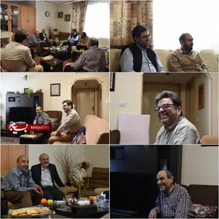 نماهایی از یک دیدار صمیمانه به منظور تکریم شهدا و جانبازان