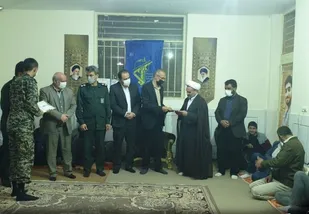 تکریم و معارفه فرمانده پایگاه بسیج شهید باهنر شهر سین برخوار