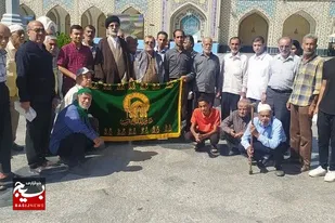اعزام زائر اولی از دهستان کبگان شهرستان دشتی به مشهد