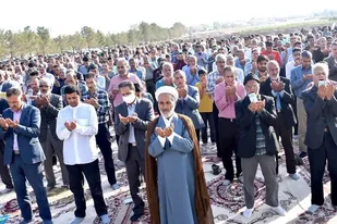 نماز عید سعید فطر در شهرستان بهاباد اقامه شد