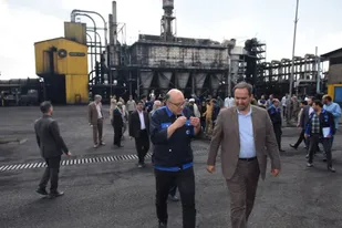 بازدید مسئول سازمان بسیج کارگران و کارخانجات کشور از شهرک صنعتی کاوه استان مرکزی