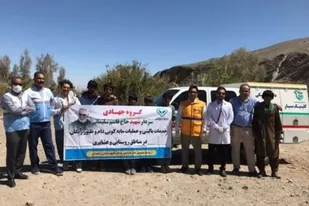 برگزاری اردوی جهادی گروه جهادی سردار شهید سلیمانی اداره دامپزشکی زاهدان
