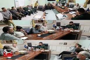 دیدار بسیجیان پایگاه های روستایی با فرمانده حوزه سرخه