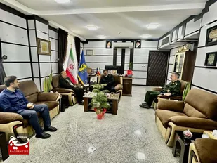 &nbsp;سرپرست شرکت شهرک&zwnj;های صنعتی استان با فرمانده سپاه صاحب&zwnj;الامر(عج) استان قزوین دیدار کرد