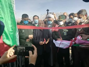 افتتاح المان شهید سلیمانی با حضور معاون هماهنگ کننده جهاد سازندگی و محرومیت زدایی سپاه