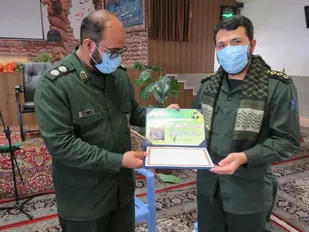 تجلیل از هادیان سیاسی سپاه ناحیه سمنان+ تصاویر