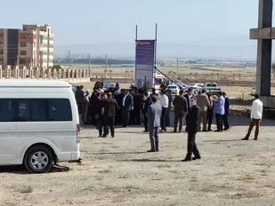 بازدید رئیس جمهور از بیمارستان در حال احداث پیشوا