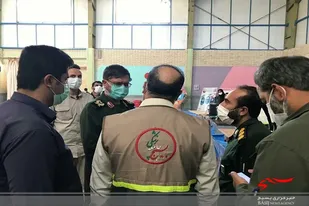 فرمانده سپاه سلمان از سالن واکسیناسیون شهید حاج قاسم میر حسینی در زابل بازدید کرد
