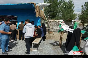 پذیرایی موکب امامزاده عبدالله (ع) آورزمان ملایر