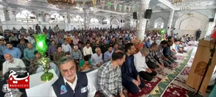 نماز جمعه خشم و نصر در حرم مطهر امامزاده سلطان سید علی(ع)
نایین -