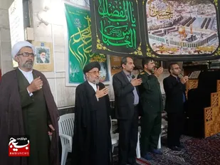 مراسم هفتمین روز عروج شهادت گونه حافظ امنیت در تنکابن
