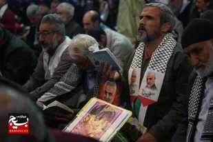 تمنای ظهور منجی از گلزار شهدا کرمان در پنجمین سالگرد ابر مرد تاریخ