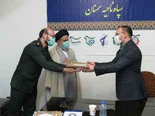 تجلیل از رزمندگان دوران دفاع مقدس در سپاه سمنان&zwnj;