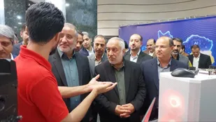 بازدید از نمایشگاه ظرفیت&zwnj;ها و توانمندی های فناوری اطلاعات