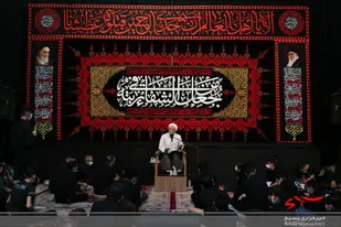 برگزاری مراسم عزاداری محرم در هیئت انصار الامام رزمندگان کرج+تصاویر