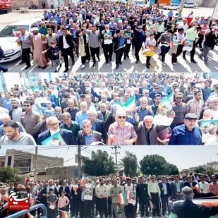 راهپیمایی روز جهانی قدس در هفتکل برگزار شد