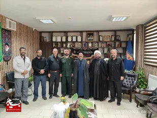 دیدار شورای هیات مذهبی شهرستان شاهرود با فرمانده سپاه ناحیه+ عکس