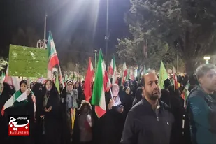 حضور پرشور مردم تویسرکان در حمایت از نیروهای مسلح