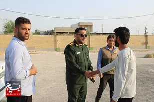 بازدید فرمانده سپاه سیدالشهدا از فعالیت گروه های جهادی شهرستان دیّر