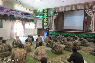 بزرگداشت شهادت حضرت رقیه(س) در تیپ انصار الحسین (ع) همدان