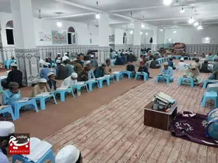 برگزاری محافل انس با قرآن کریم در حوزه ثارالله شهری چابهار به مناسبت چهل&zwnj;وششمین سالگرد هفته بسیج&nbsp;