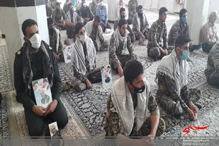 گرامیداشت هفته دفاع مقدس در نماز جمعه خلیل آباد