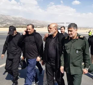 وزیر کشور وارد فرودگاه شهدای ایلام شد