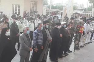 تجدید میثاق با شهدا در گناوه