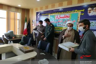 تجلیل از خبرنگاران در سپاه ناحیه بهار