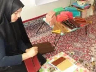 چرم دوزی با لعاب درآمدزایی